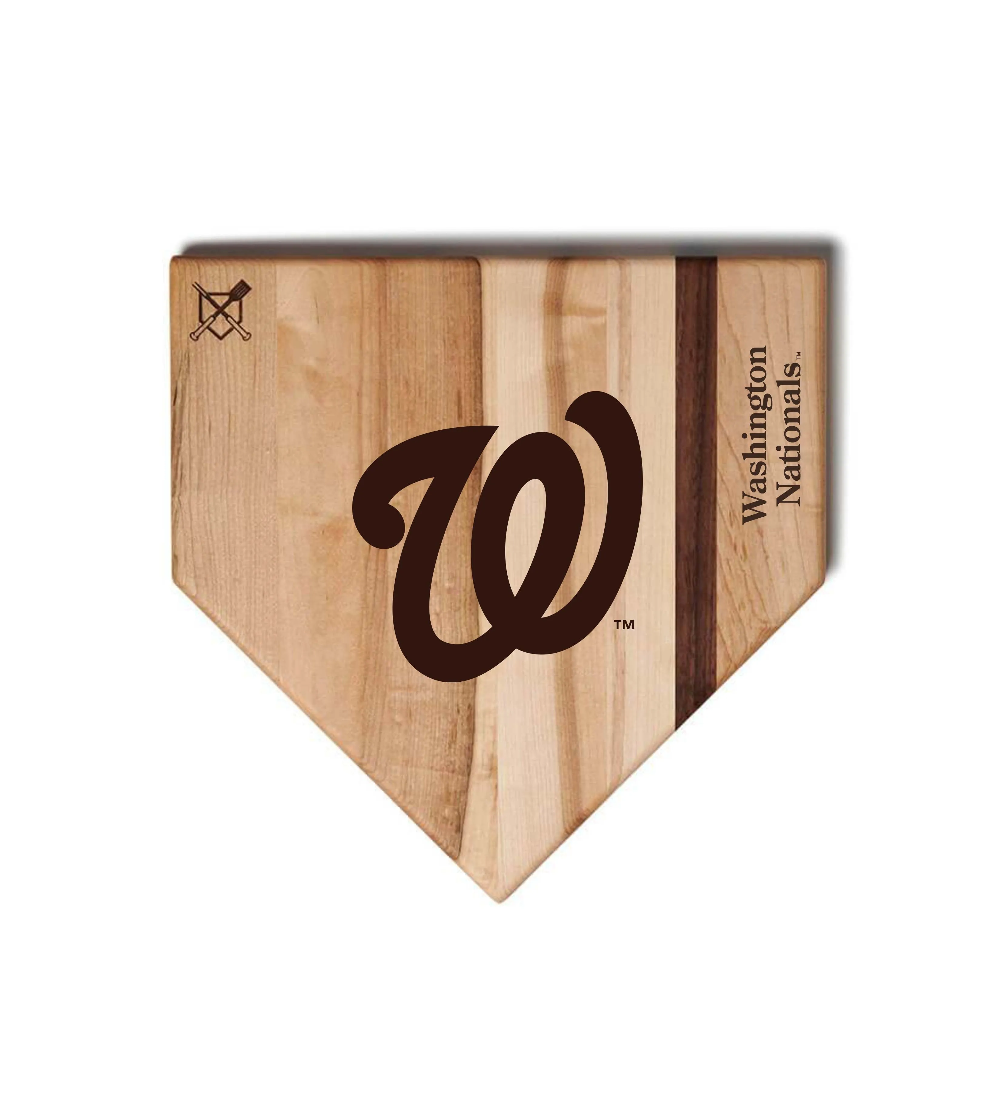 Washington Nationals Home Plate Cutting Boards | Multiple Sizes | Multiple Designs