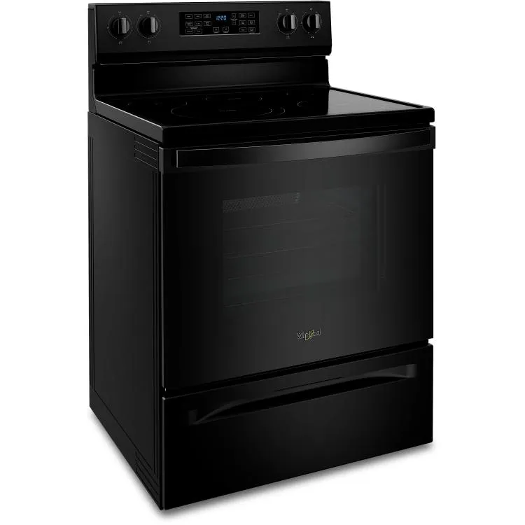 Whirlpool 30-inch Freestanding Electric Range with Air Fry YWFE550S0LB