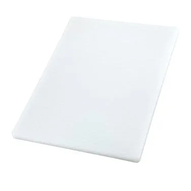 Winco CBXH1218 White Plastic Cutting Board 12 Inches by 18 Inches | Denson CFE