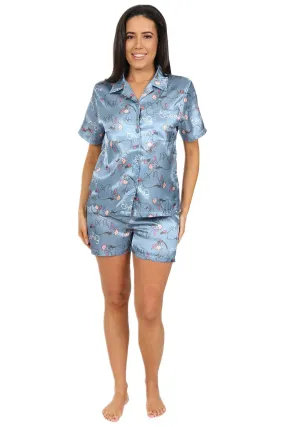 Women's Disney Eeyore Short Satin Pyjama Set