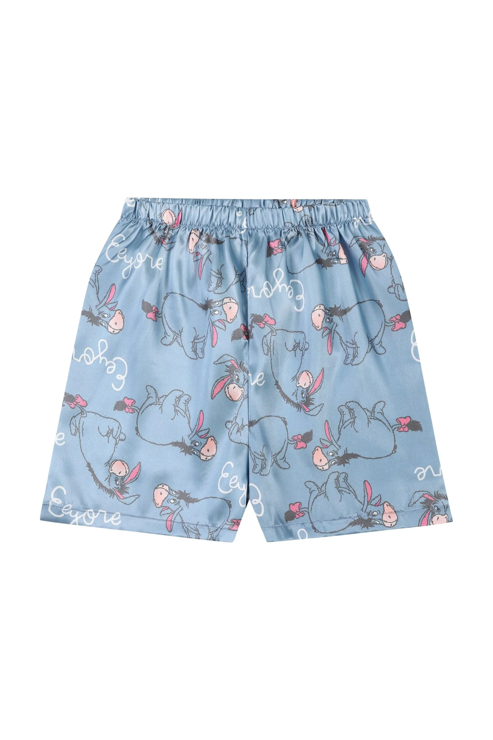 Women's Disney Eeyore Short Satin Pyjama Set