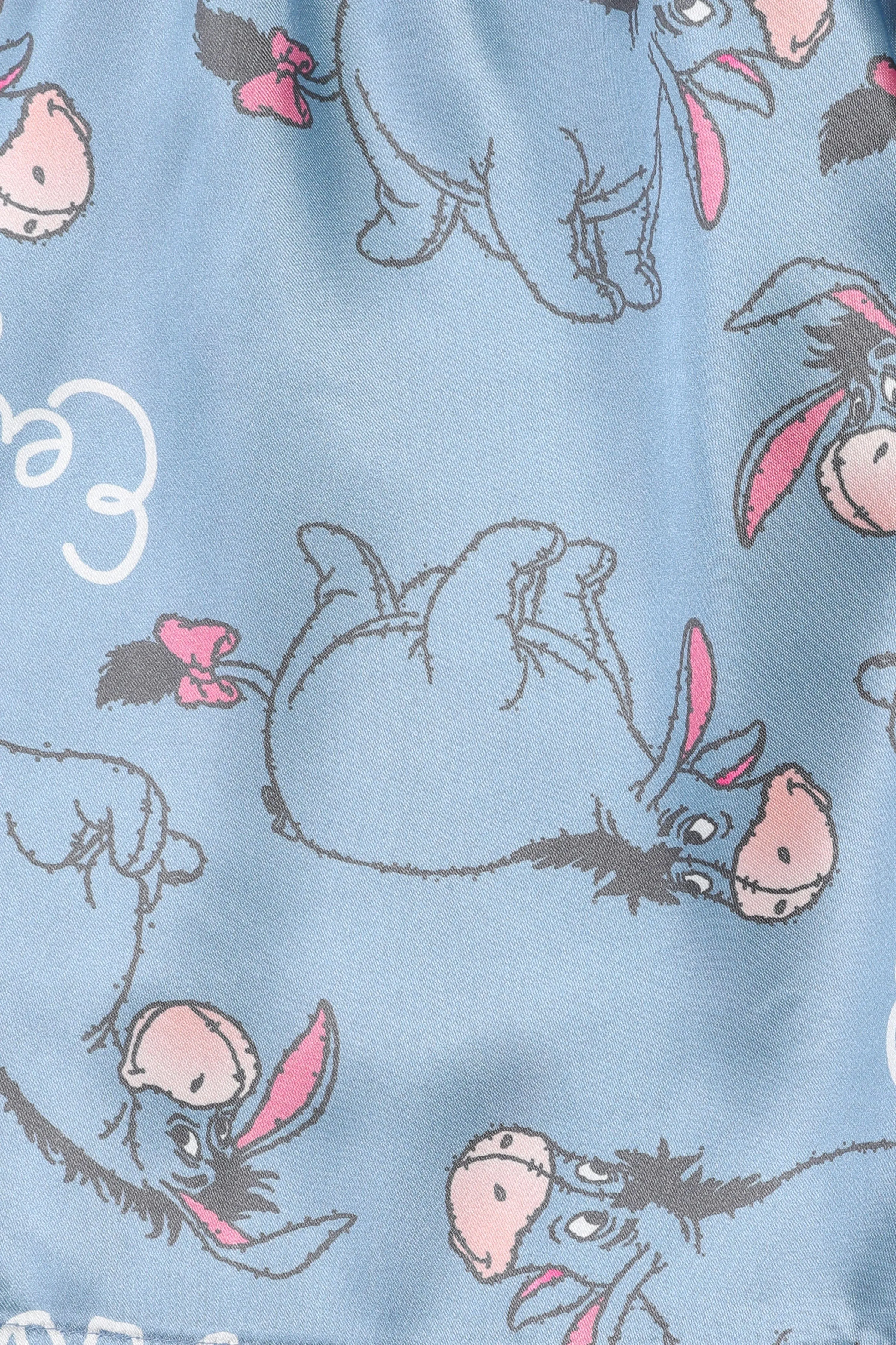 Women's Disney Eeyore Short Satin Pyjama Set