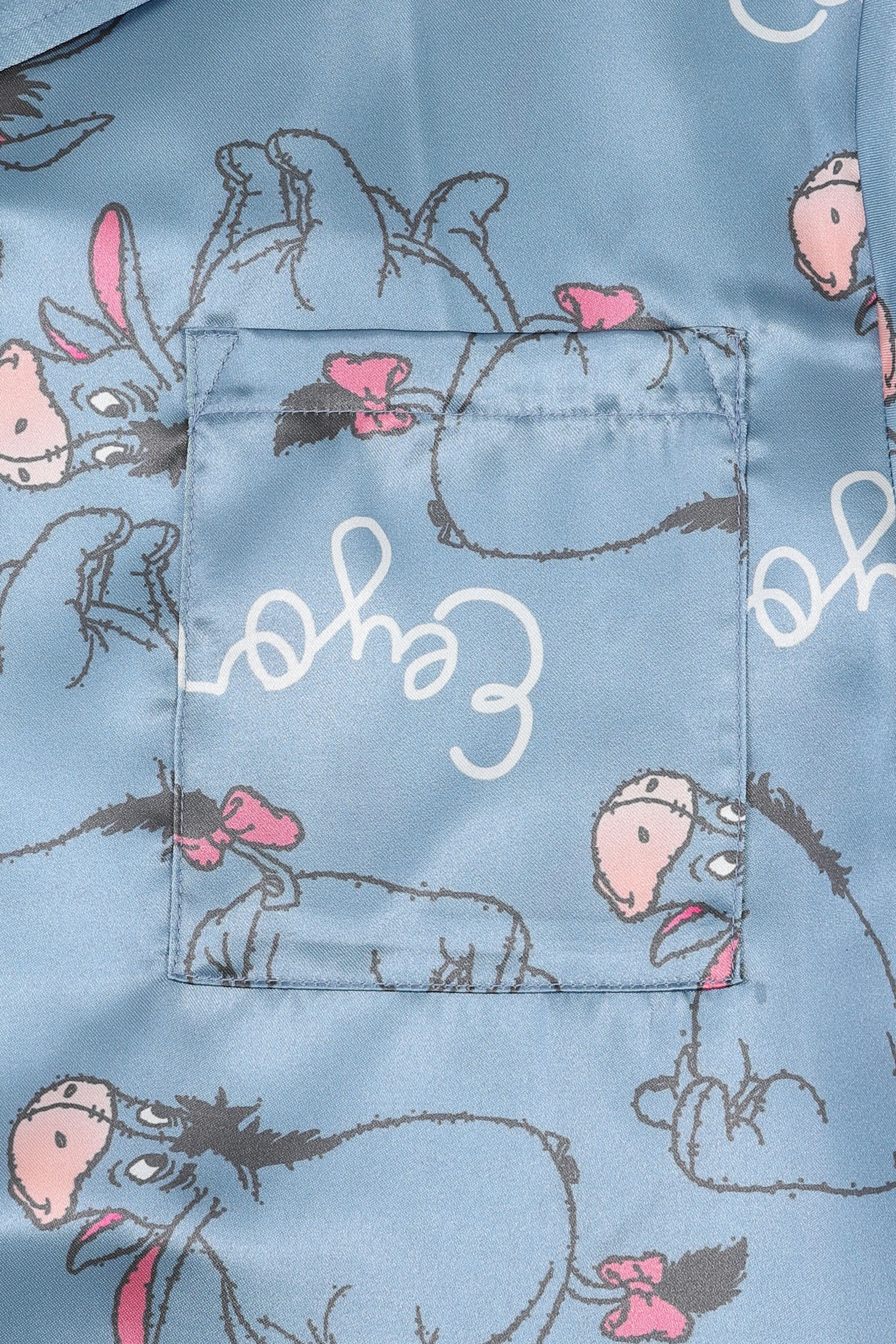 Women's Disney Eeyore Short Satin Pyjama Set