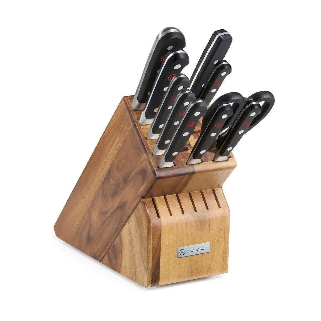 Wusthof Classic 11-piece Knife Block Set - Acacia