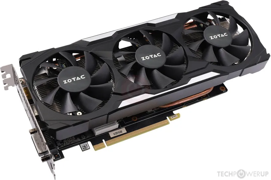 Zotac Graphic Card RTX 2060 6GB 3X Fan Used